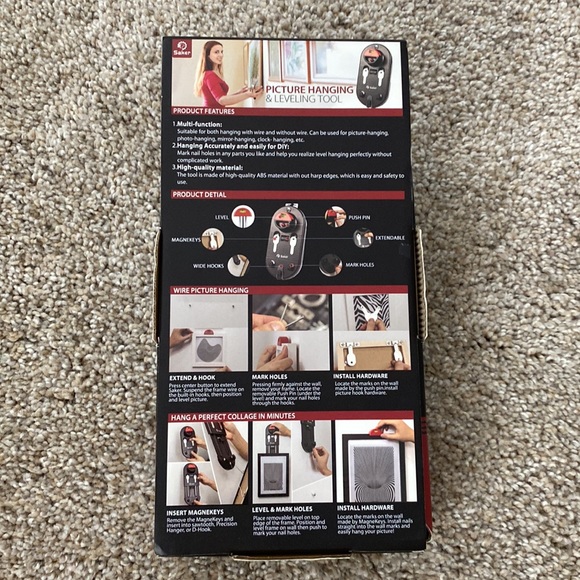 Saker Picture Hanging & Leveling Tool - Picture 3 of 4